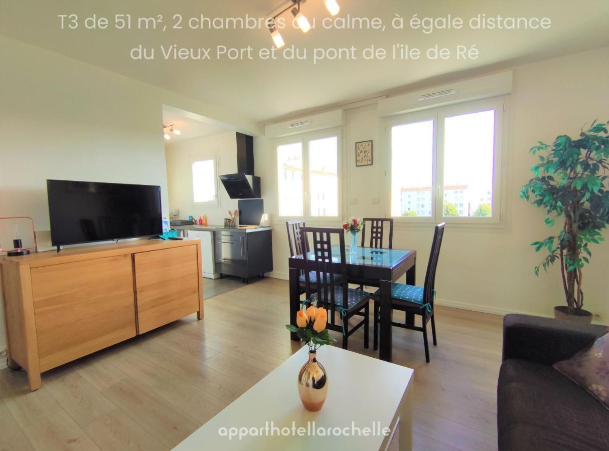 6 Appartements Et 4 Adresses A Mi-Chemin Entre Le Vieux Port Et L Ile De Re 拉罗歇尔 外观 照片